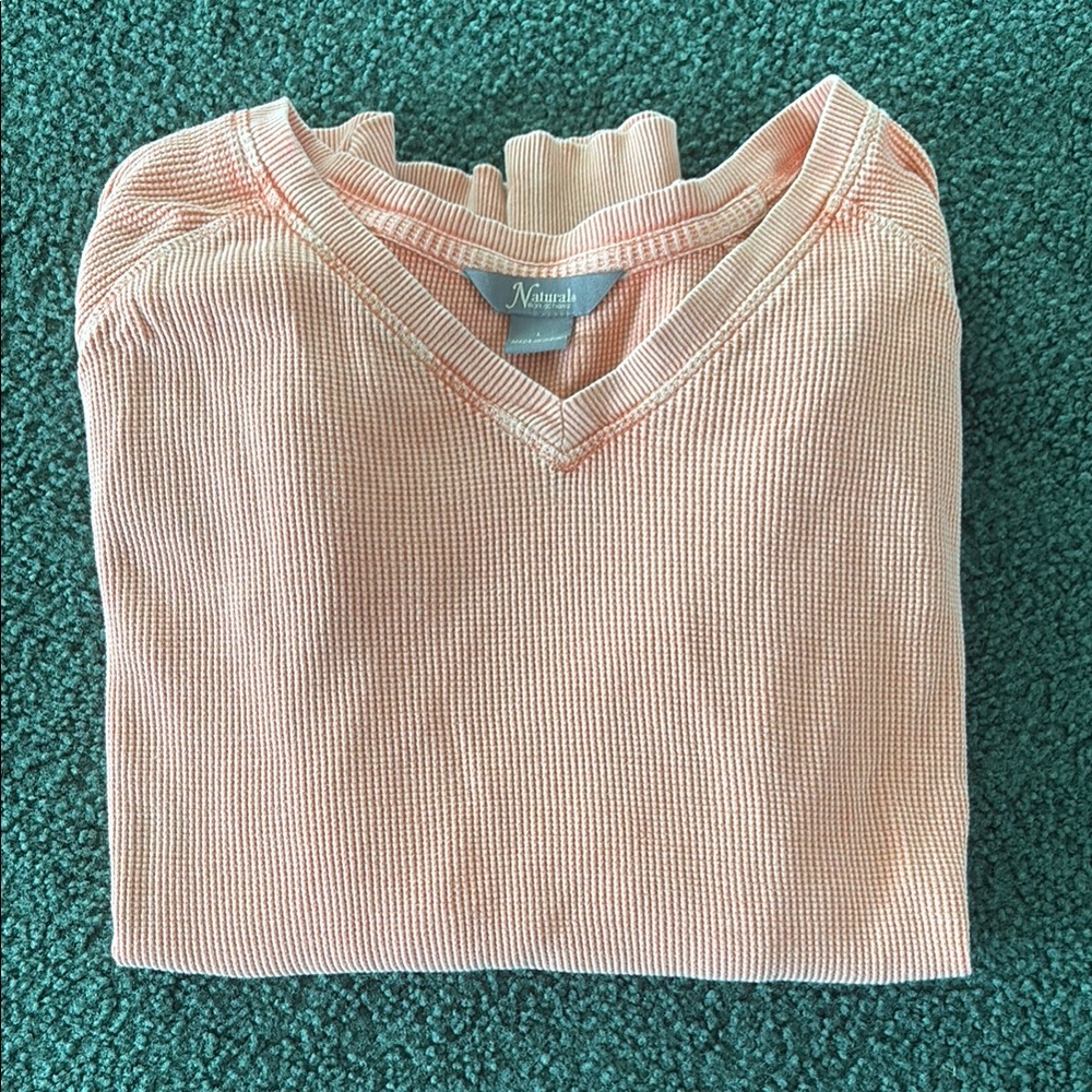 Natural Reflections Peach Long Sleeve Tee